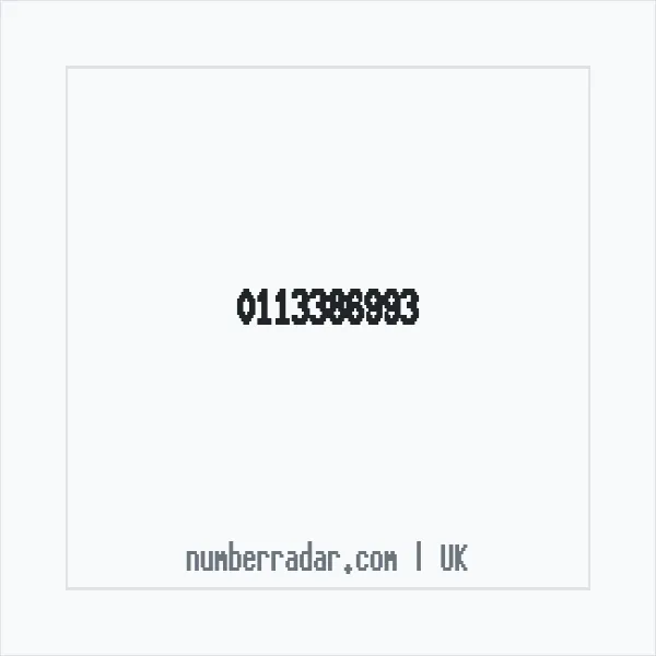 Reverse number check for +44 113386993 — who called me?