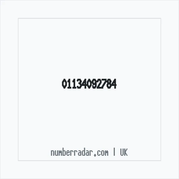 Reverse number check for +44 113 409 2784 — who called me?