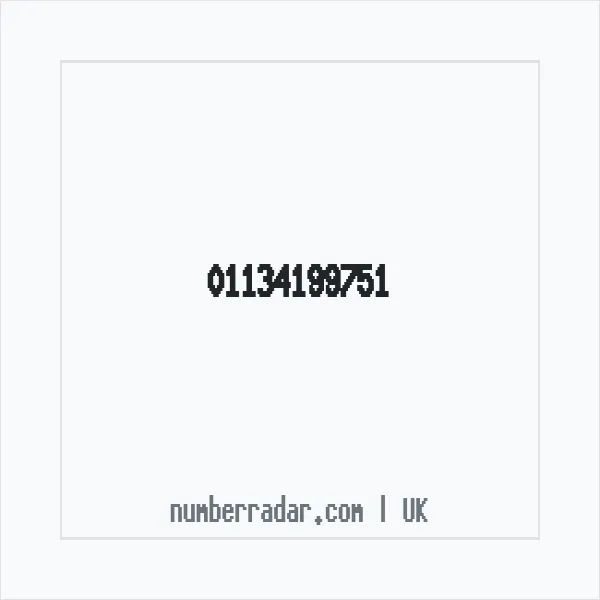 Reverse number check for +44 113 419 9751 — who called me?