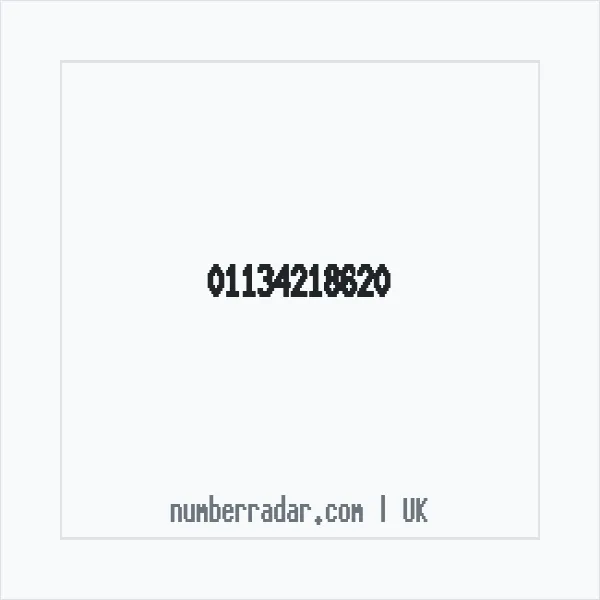 Reverse number check for +44 113 421 8620 — who called me?