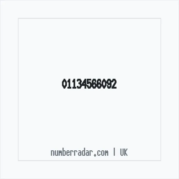 Reverse number check for +44 113 456 6092 — who called me?