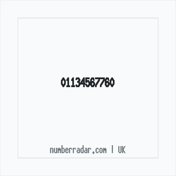 Reverse number check for +44 113 456 7760 — who called me?