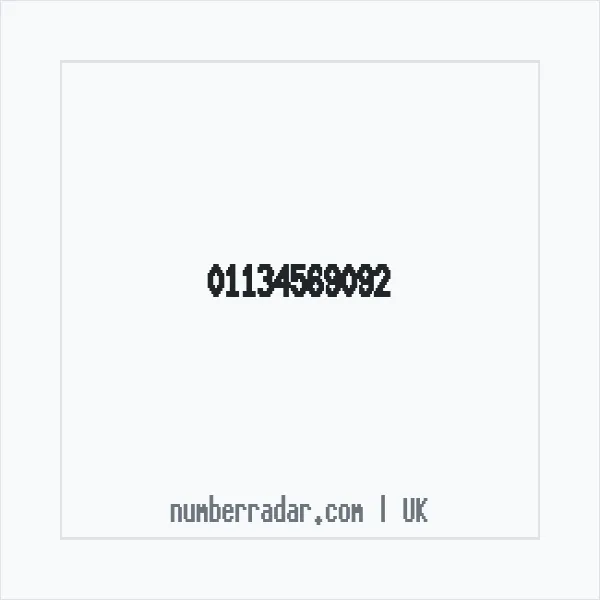 Reverse number check for +44 113 456 9092 — who called me?