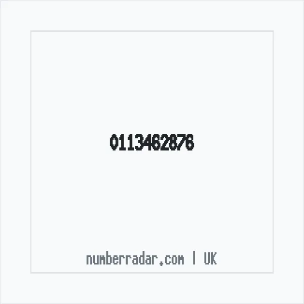 Reverse number check for +44 113462876 — who called me?