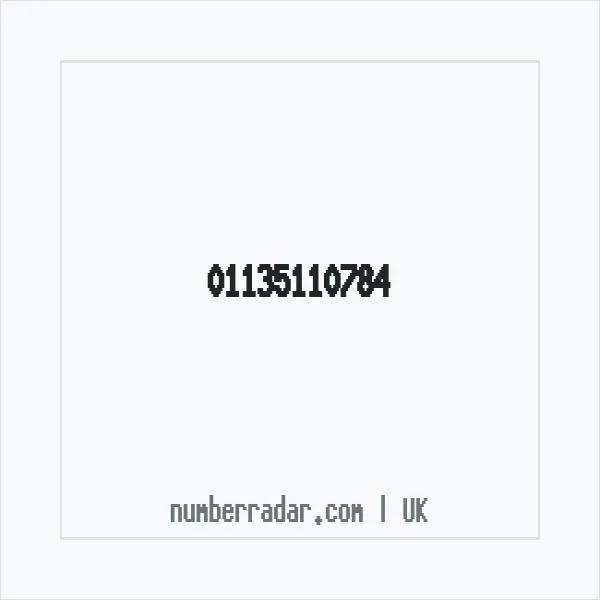 Reverse number check for +44 113 511 0784 — who called me?