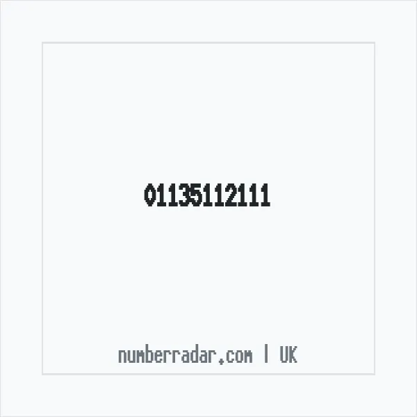 Reverse number check for +44 113 511 2111 — who called me?