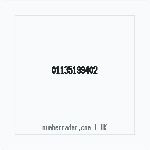 Reverse number check for +44 113 519 9402 — who called me?