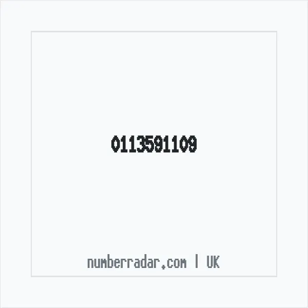 Reverse number check for +44 113591109 — who called me?