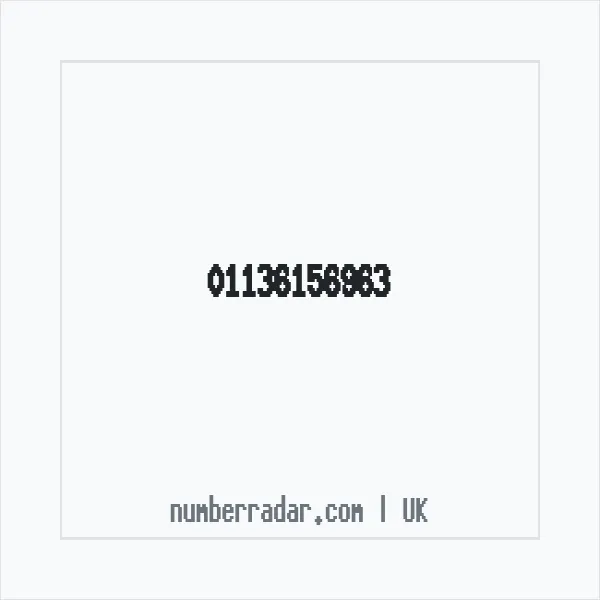 Reverse number check for +44 113 615 6963 — who called me?