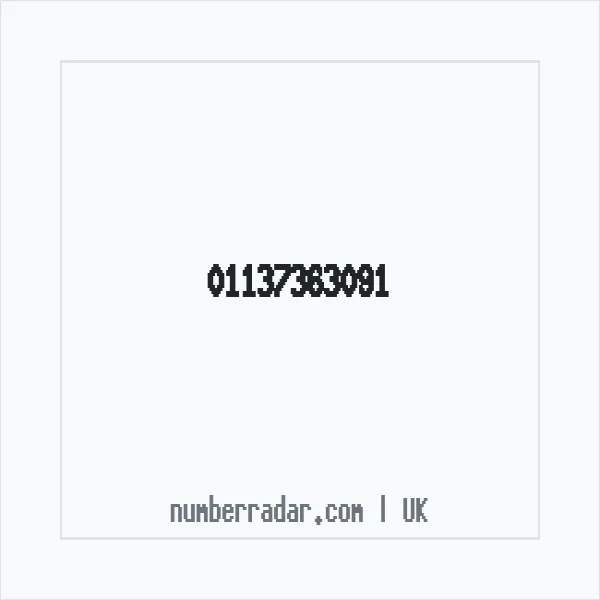 Reverse number check for +44 113 736 3091 — who called me?