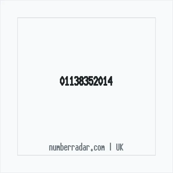 Reverse number check for +44 113 835 2014 — who called me?
