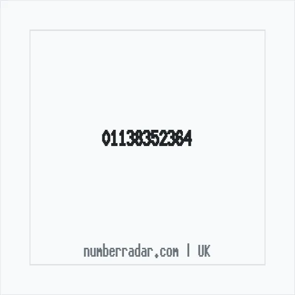 Reverse number check for +44 113 835 2364 — who called me?