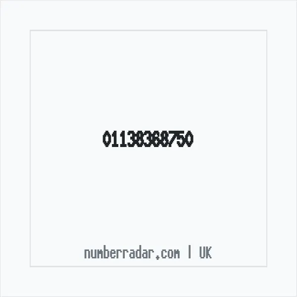 Reverse number check for +44 113 836 8750 — who called me?