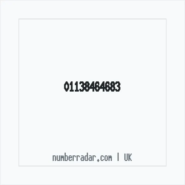 Reverse number check for +44 113 846 4683 — who called me?