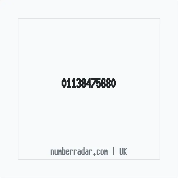 Reverse number check for +44 113 847 5680 — who called me?