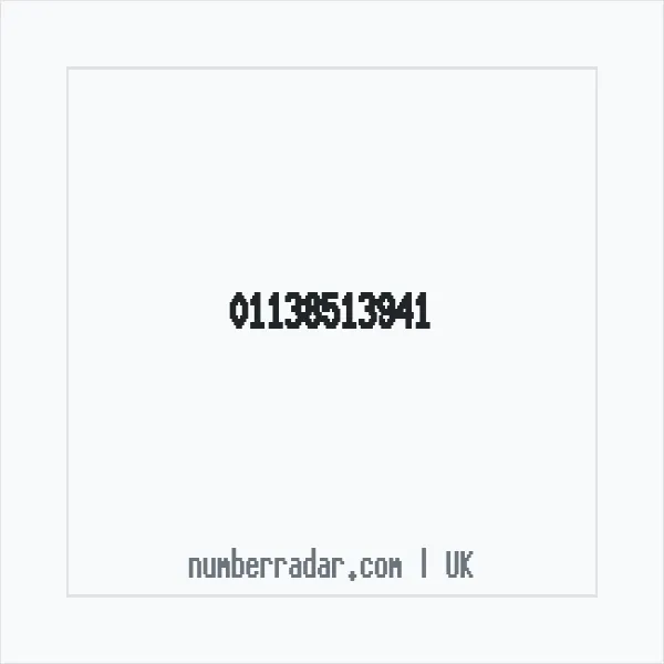 Reverse number check for +44 113 851 3941 — who called me?