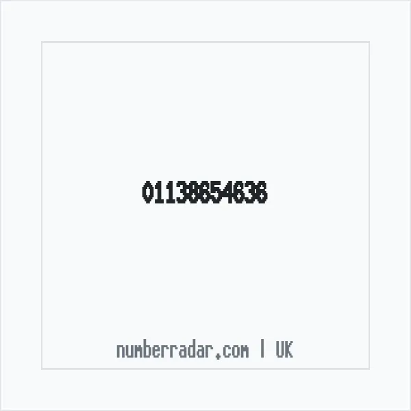 Reverse number check for +44 113 865 4636 — who called me?