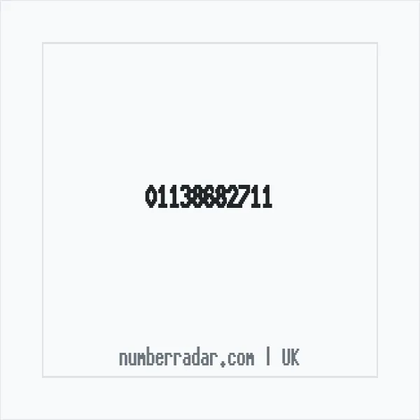 Reverse number check for +44 113 868 2711 — who called me?