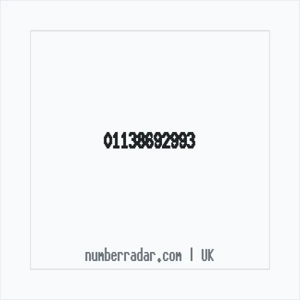 Reverse number check for +44 113 869 2993 — who called me?