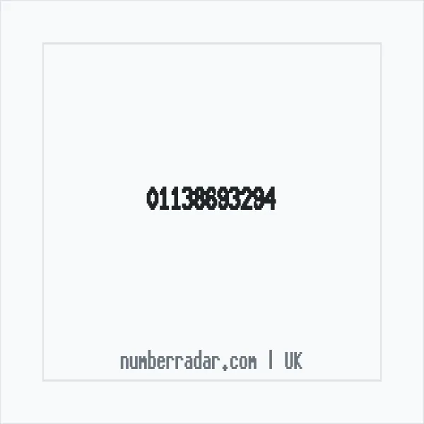 Reverse number check for +44 113 869 3294 — who called me?