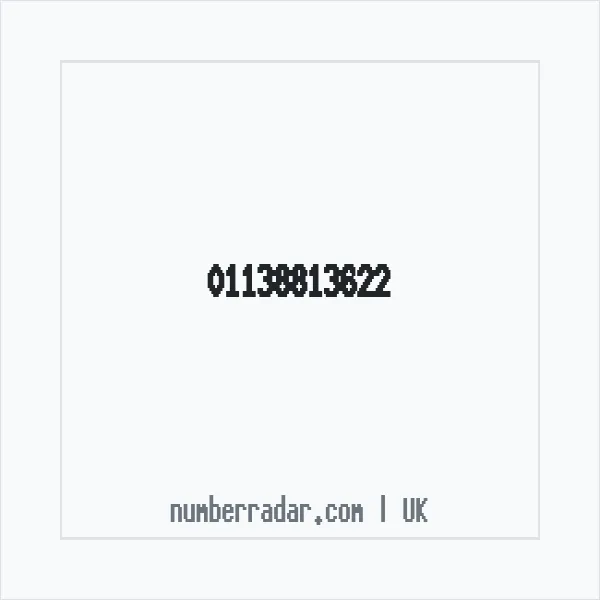 Reverse number check for +44 113 881 3622 — who called me?