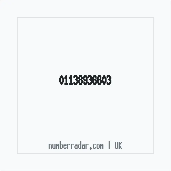 Reverse number check for +44 113 893 6603 — who called me?