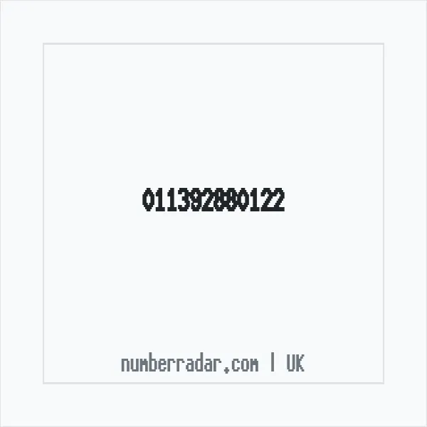 Reverse number check for +44 (1139) 288-012 — who called me?