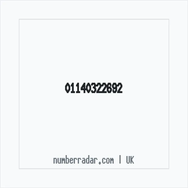 Reverse number check for +44 114 032 2692 — who called me?