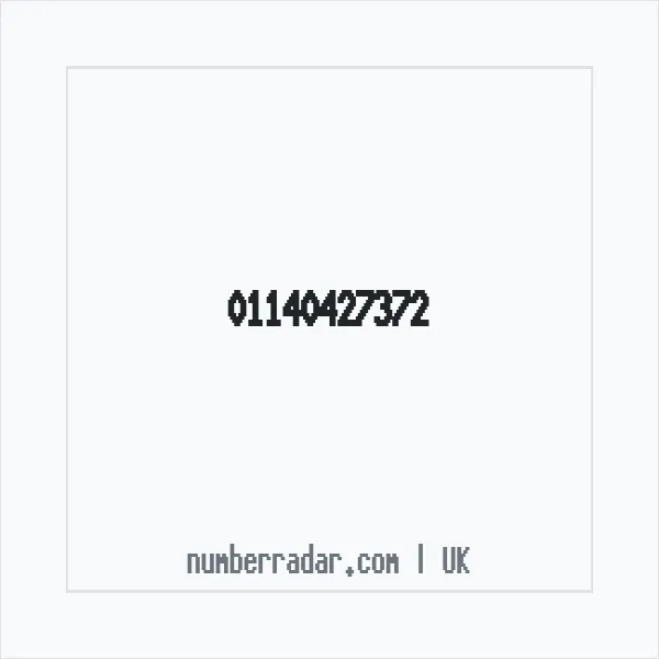 Reverse number check for +44 114 042 7372 — who called me?