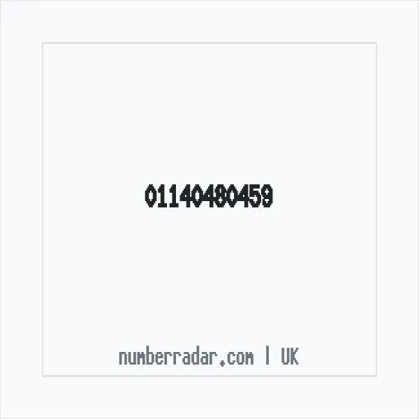Reverse number check for +44 114 048 0459 — who called me?