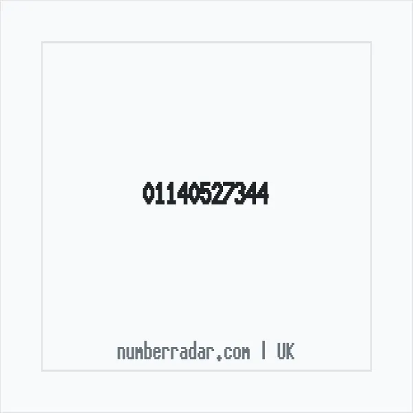Reverse number check for +44 114 052 7344 — who called me?