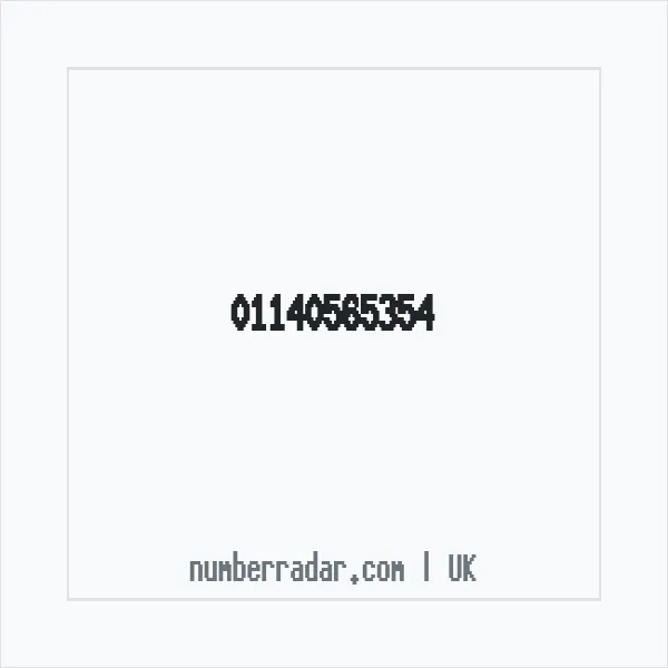 Reverse number check for +44 114 056 5354 — who called me?