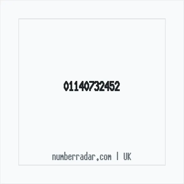 Reverse number check for +44 114 073 2452 — who called me?