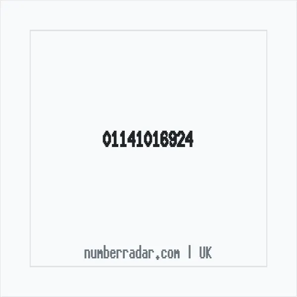 Reverse number check for +44 114 101 6924 — who called me?