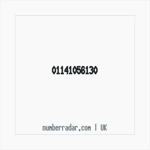 Reverse number check for +44 114 105 6130 — who called me?