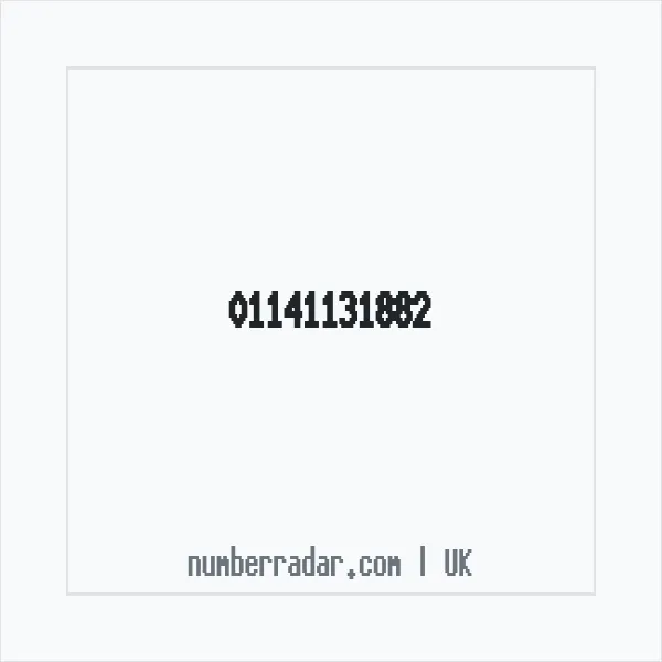 Reverse number check for +44 114 113 1882 — who called me?