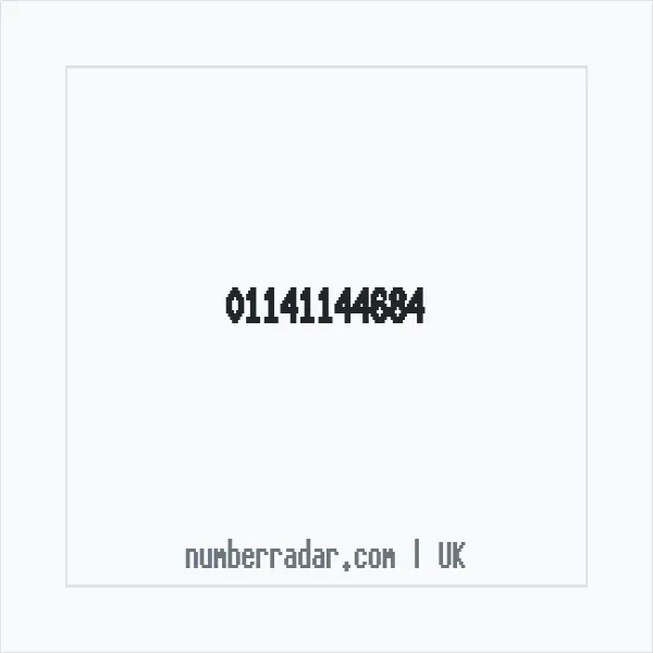 Reverse number check for +44 114 114 4684 — who called me?