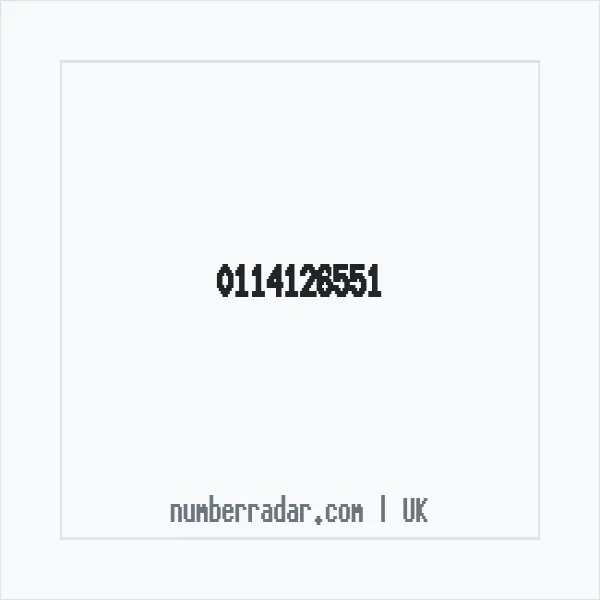 Reverse number check for +44 114126551 — who called me?
