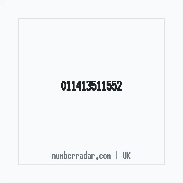 Reverse number check for +44 (1141) 351-155 — who called me?