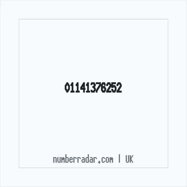 Reverse number check for +44 114 137 6252 — who called me?