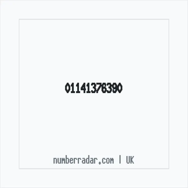 Reverse number check for +44 114 137 6390 — who called me?