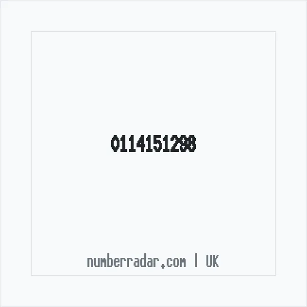 Reverse number check for +44 114151298 — who called me?