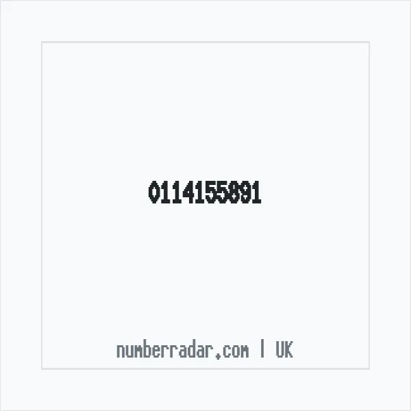 Reverse number check for +44 114155891 — who called me?