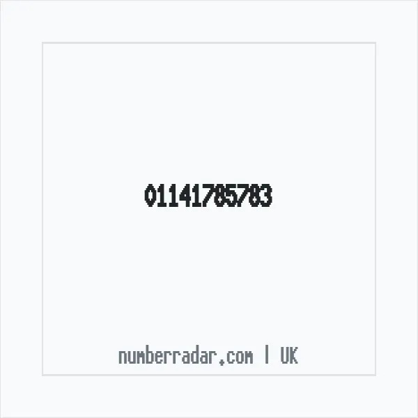 Reverse number check for +44 114 178 5783 — who called me?
