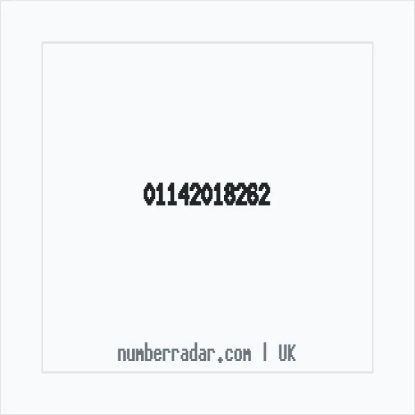 Reverse number check for +44 114 201 8262 — who called me?