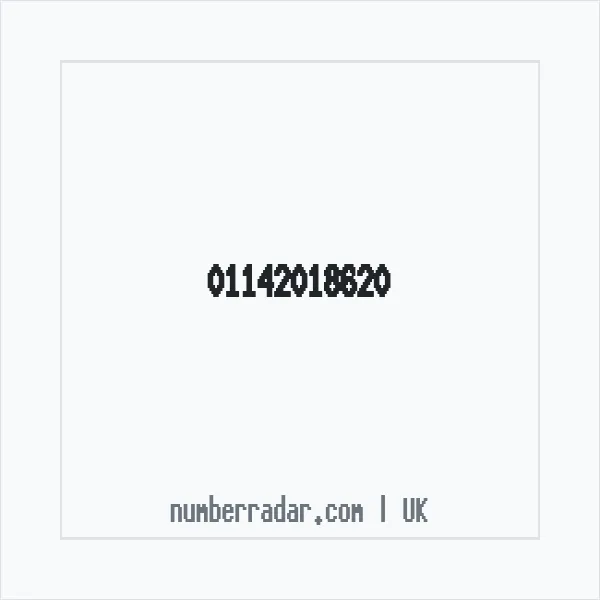 Reverse number check for +44 114 201 8620 — who called me?