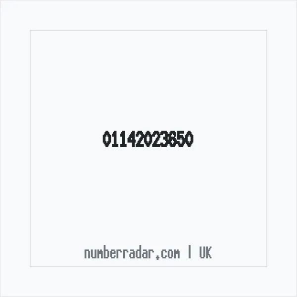 Reverse number check for +44 114 202 3650 — who called me?
