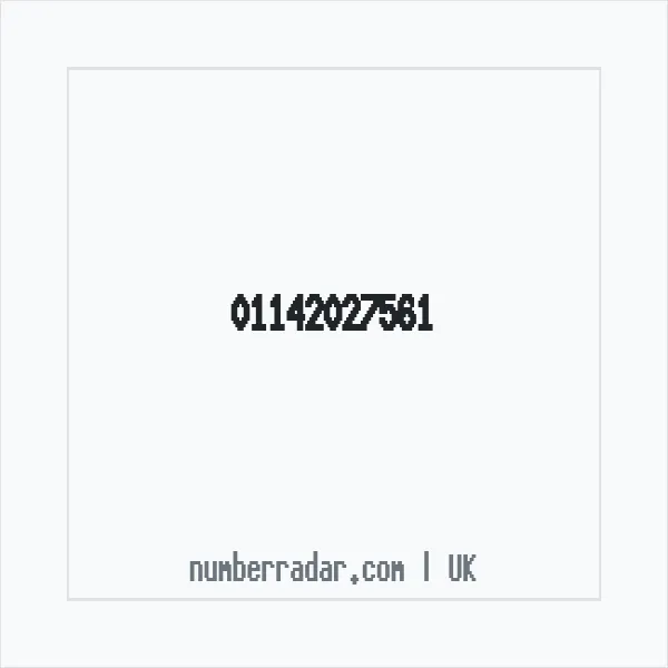 Reverse number check for +44 114 202 7561 — who called me?