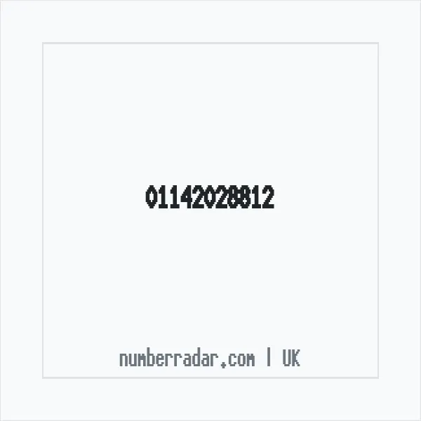 Reverse number check for +44 114 202 8812 — who called me?