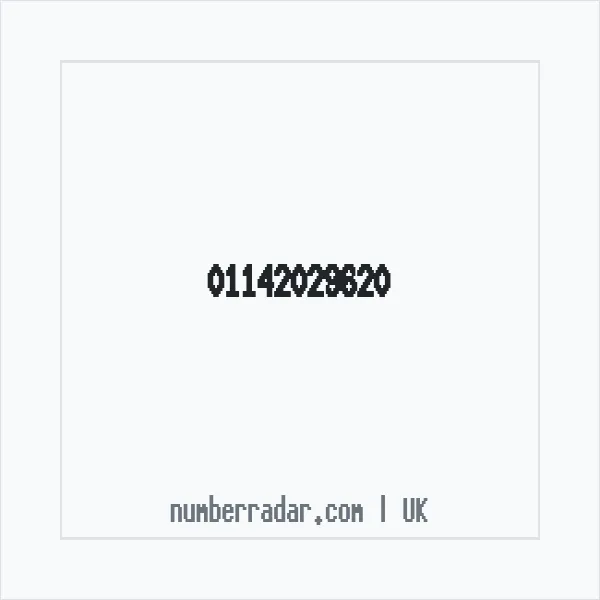 Reverse number check for +44 114 202 9620 — who called me?